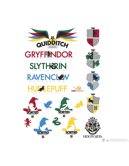 Set of 55 Harry Potter stickers