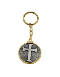 Teutonic cross keychain