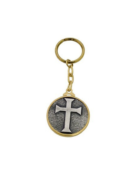 Teutonic cross keychain