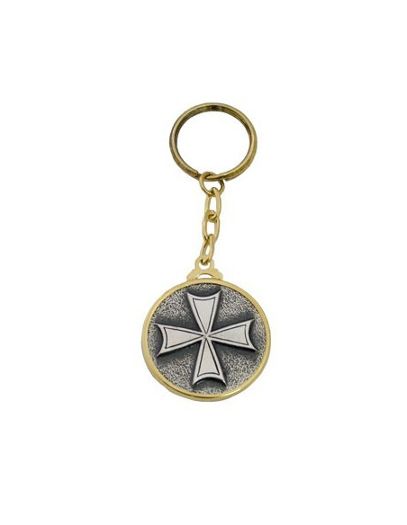 Hospital cross keychain
