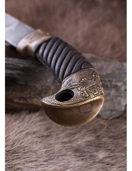 Aged Shashka saber, with bayonet