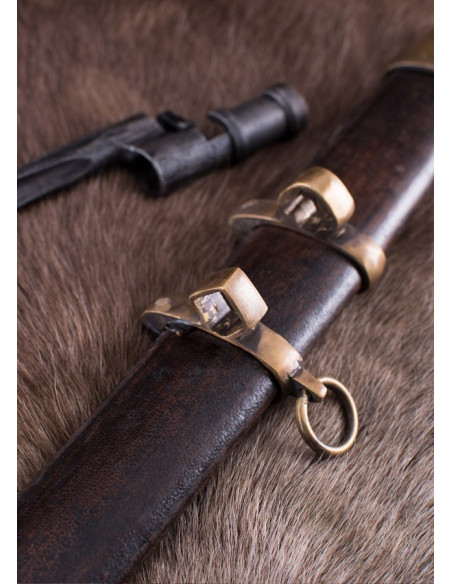 Aged Shashka saber, with bayonet