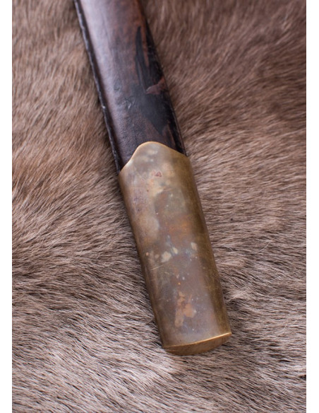 Aged Shashka saber, with bayonet