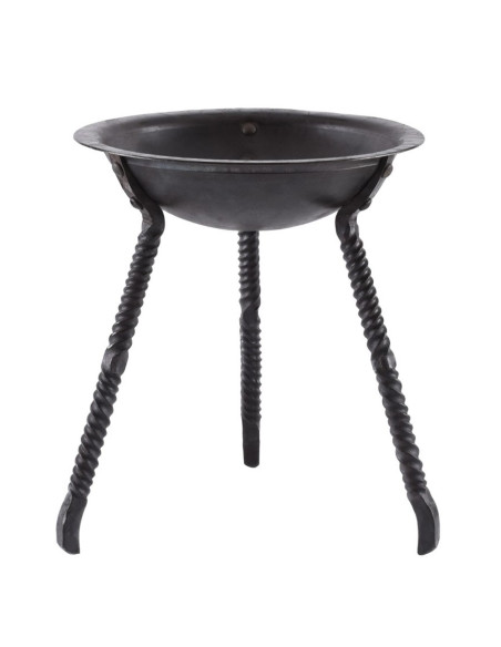 Hand forged bowl for fire