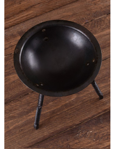 Hand forged bowl for fire