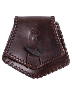 Leather bag with Celtic Cross