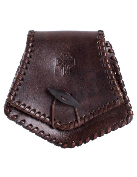 Leather bag with Celtic Cross