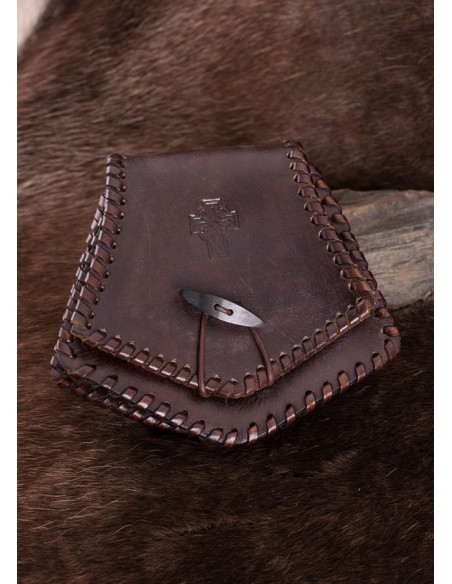 Leather bag with Celtic Cross