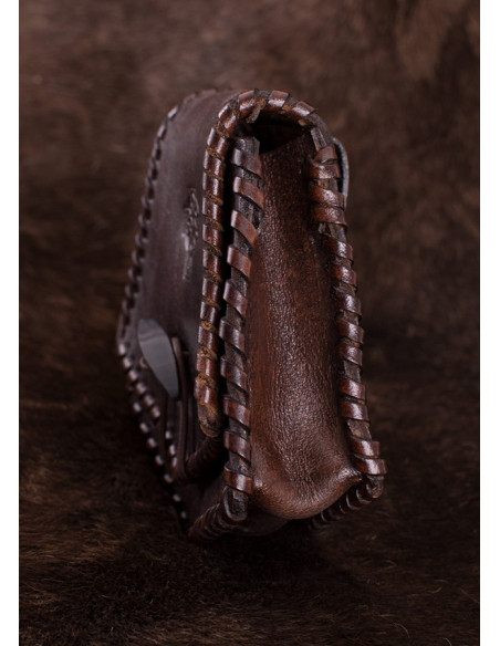 Leather bag with Celtic Cross