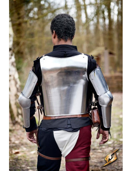 Full armor of medieval soldier