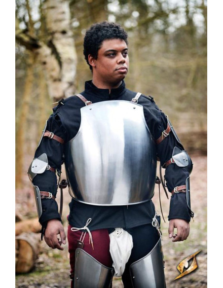 Full armor of medieval soldier