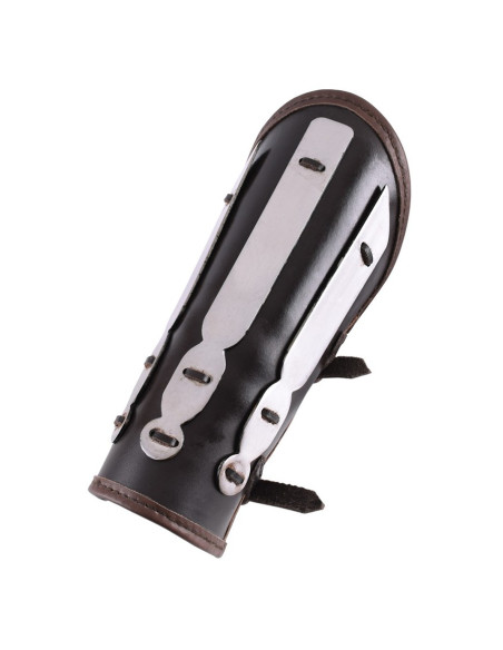 Metal reinforced leather bracelet Metal reinforced leather bracelet