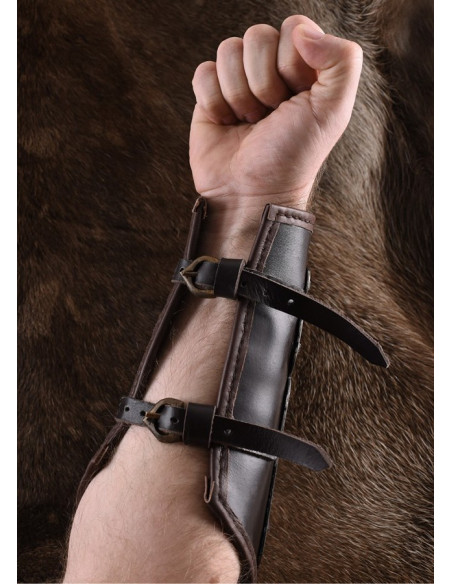 Metal reinforced leather bracelet Metal reinforced leather bracelet