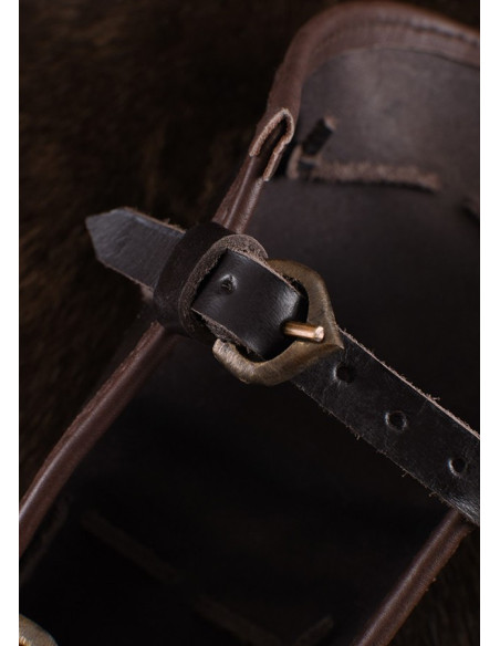 Metal reinforced leather bracelet Metal reinforced leather bracelet