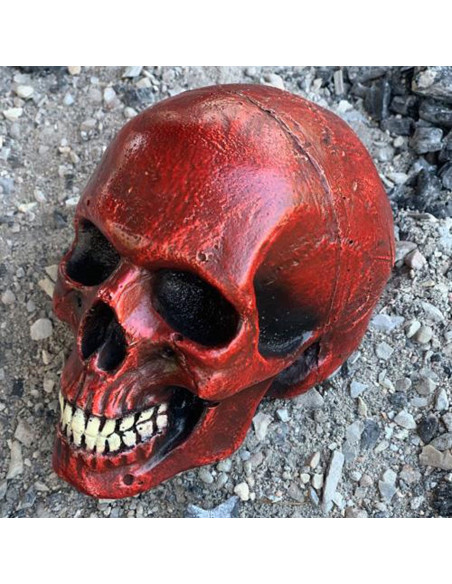Medium red skull