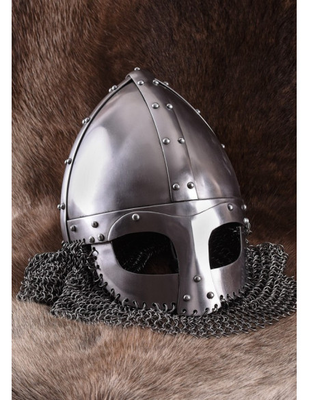 Vendel period chainmail helmet Vendel period chainmail helmet