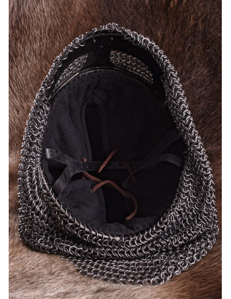 Vendel period chainmail helmet Vendel period chainmail helmet