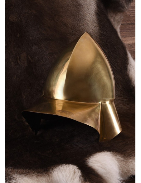 Boetian Greek helmet in brass, S. IV BC