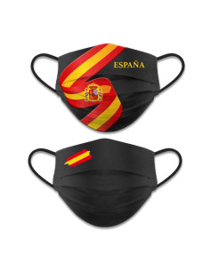 Reversible facial accessory Level 3, Spanish Flag