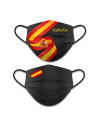 Reversible facial accessory Level 3, Spanish Flag