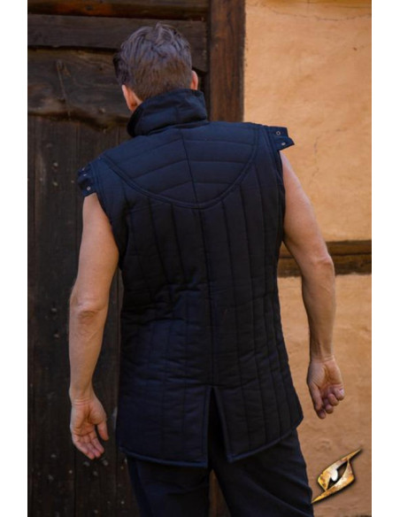 Sleeveless medieval warrior gambeson,...