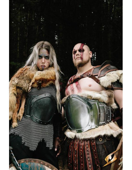 Metal wild pancera, polished finish