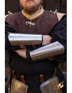 Squire medieval bracelets, polished finish