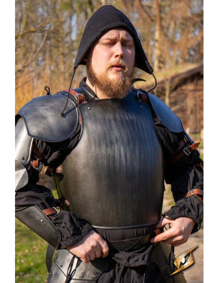 Medieval Squire breastplate, black...