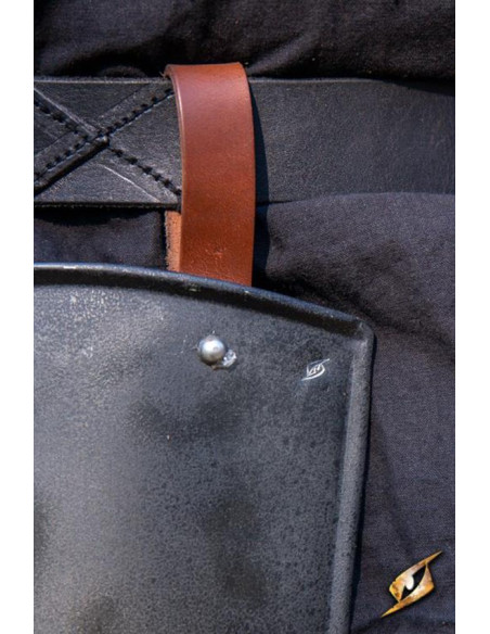 Squire's medieval tassels, black finish