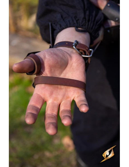 Medieval Scout Gauntlets, black finish