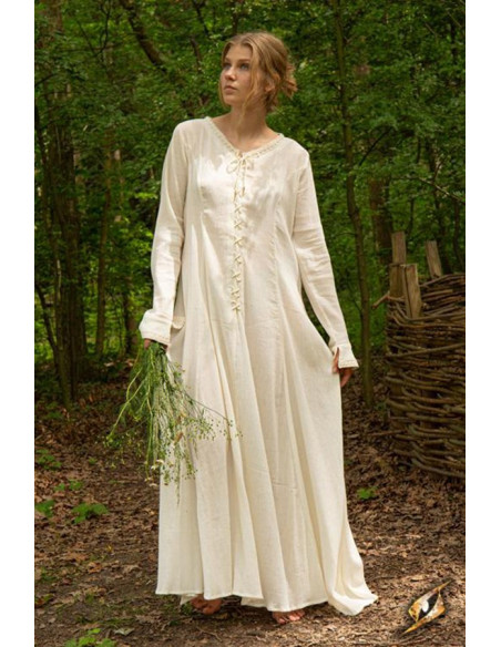 Isabel inner tunic, natural white color