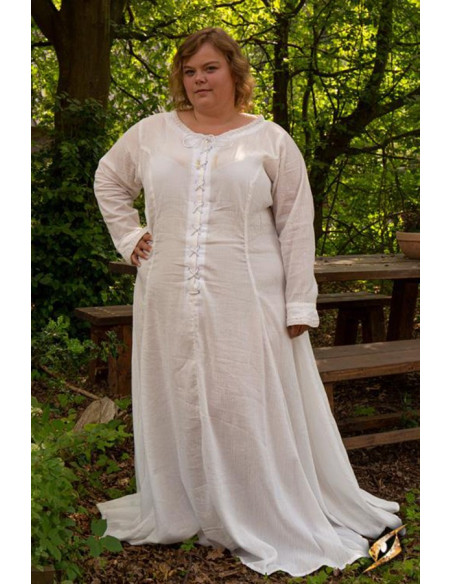 Isabel inner tunic, natural white color