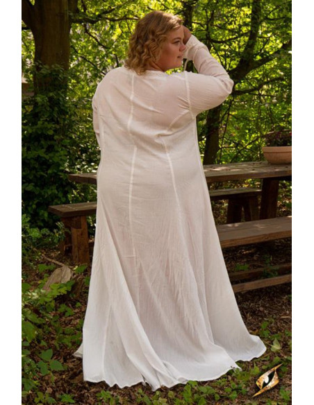 Isabel inner tunic, natural white color