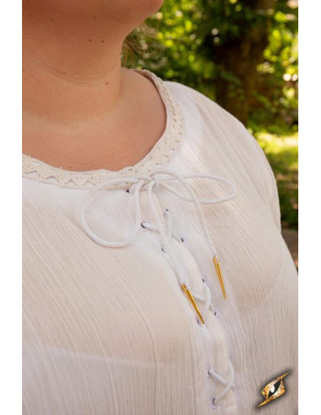 Isabel inner tunic, natural white color