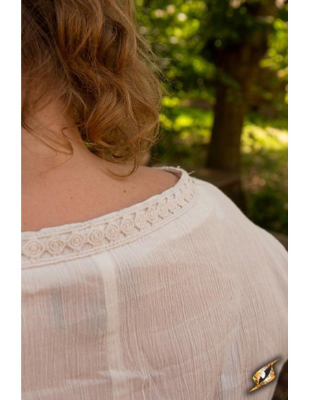 Isabel inner tunic, natural white color