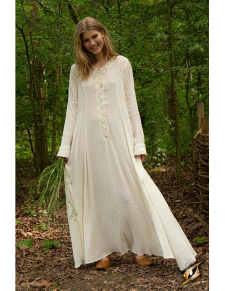 Isabel inner tunic, natural white color