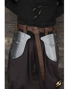 Warrior's medieval tassels, polished finish