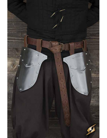 Warrior's medieval tassels, polished...