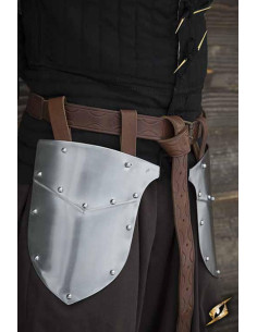 Warrior's medieval tassels, polished finish 2