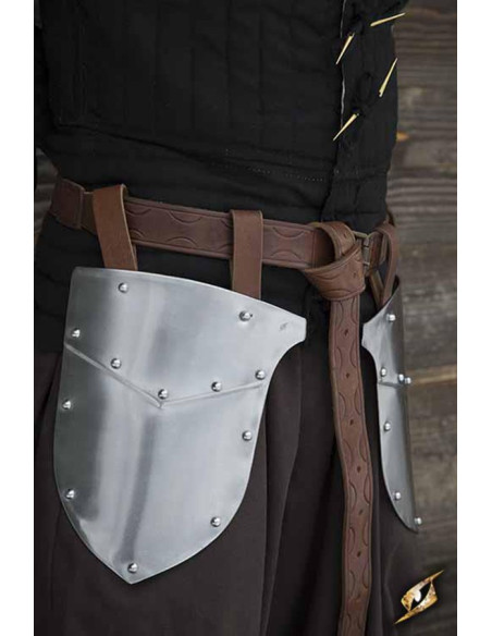 Warrior's medieval tassels, polished...