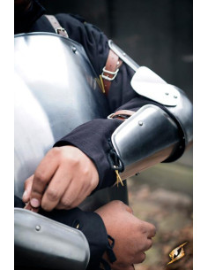 Medieval arm guards, polished finish 2