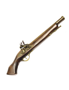 Brassed Flint Long Pistol