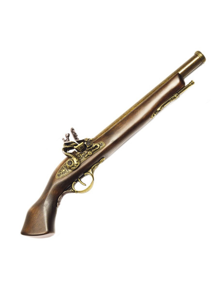 Brassed Flint Long Pistol