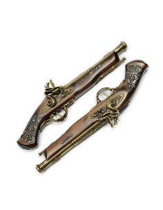 Brassed Dueling Pistol Set