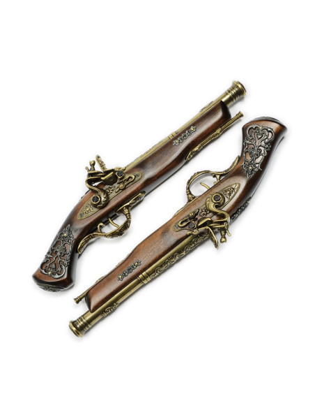 Brassed Dueling Pistol Set Brassed Dueling Pistol Set