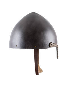 Celtic helmet with nose, rustic finish 2