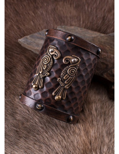 Hugin and Munin Ravens Nordic Bracelet 2