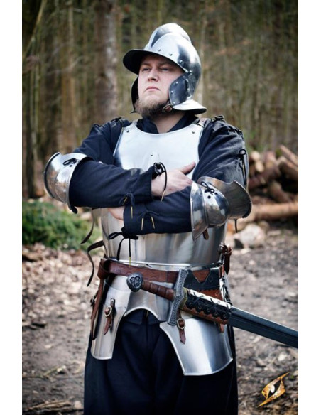 Braces of Milanese Armor, polished...