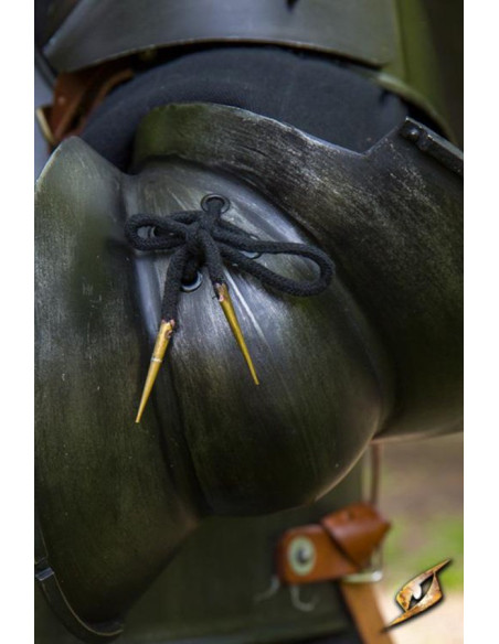 Braces of Milanese Armor, dark finish