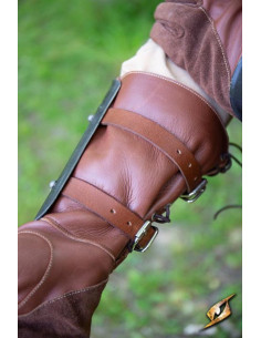 Medieval Escudero Bracelets, Dark Finish 2